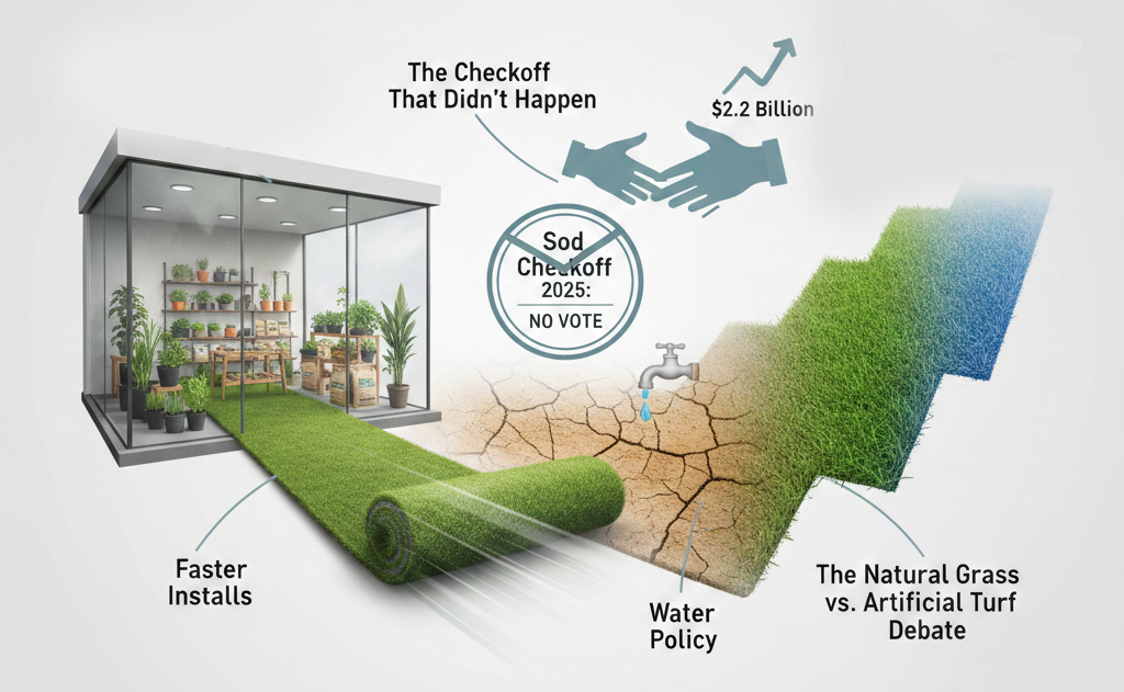 U.S. Sod Industry Outlook 2026: Retail Expansion, Faster Installs, and Water Policy Shifts